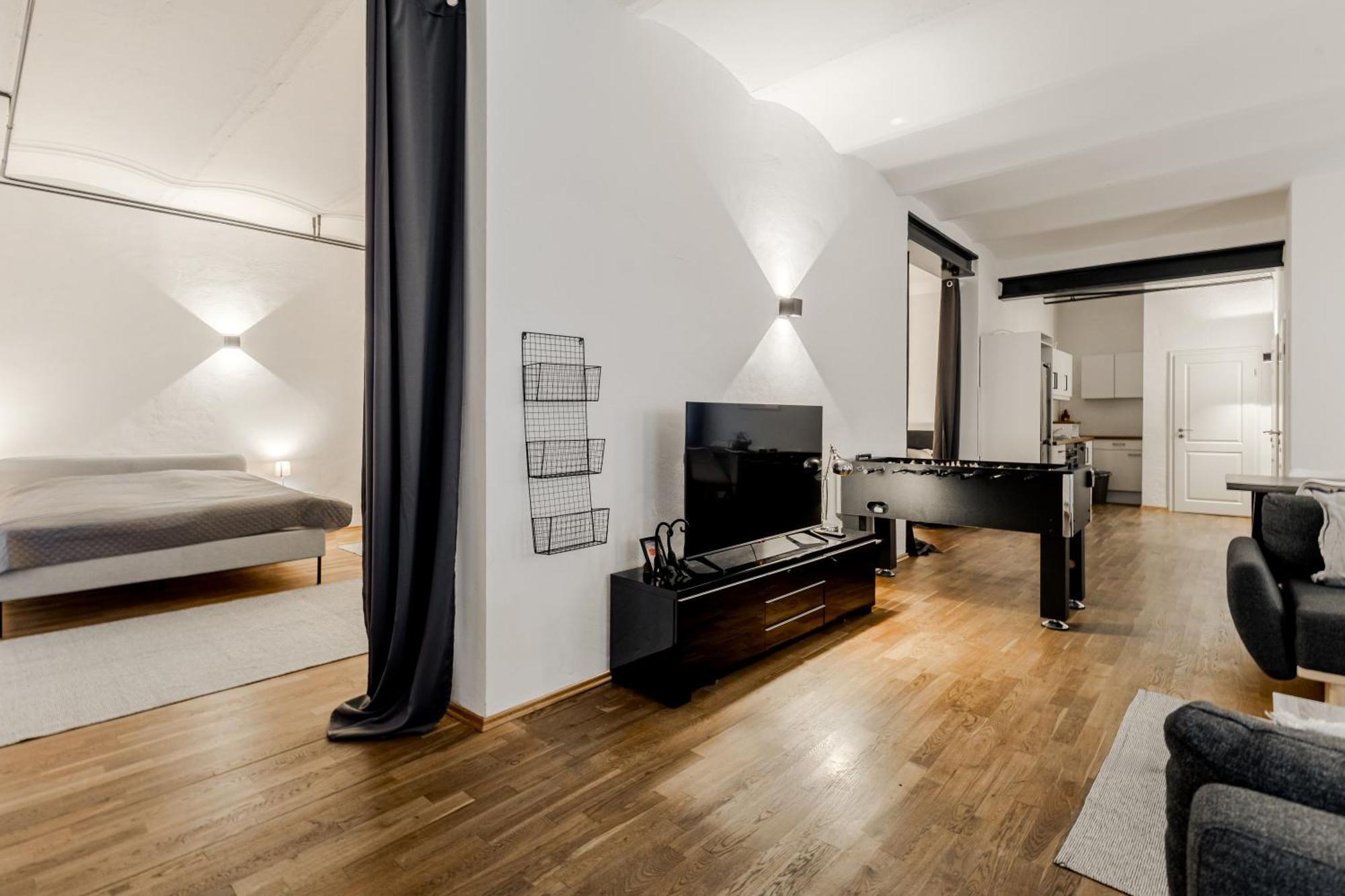 125Qm Loft Nahe Stadt Und Hafen Hamburg Bagian luar foto